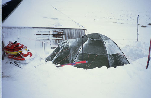 Winter-Trekking im Sarek 1999