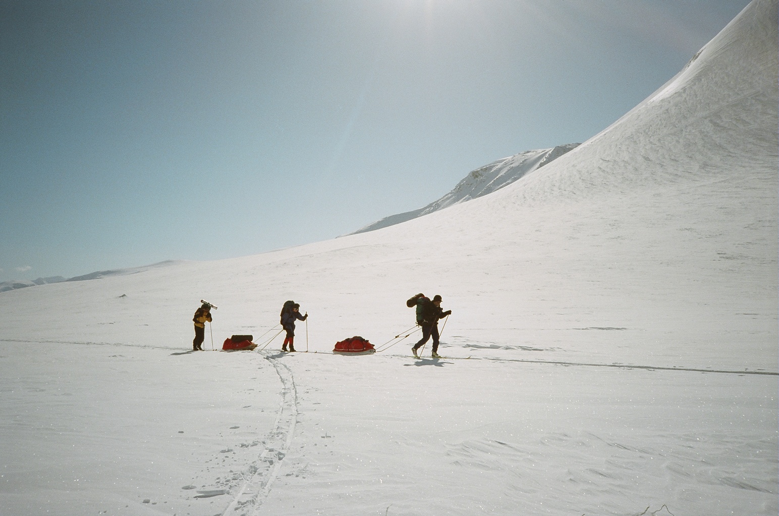 Winter-Trekking im Sarek 1998